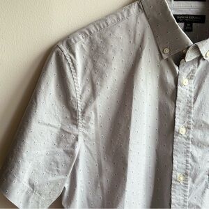 Banana Republic Gray Casual Button Down Shirt